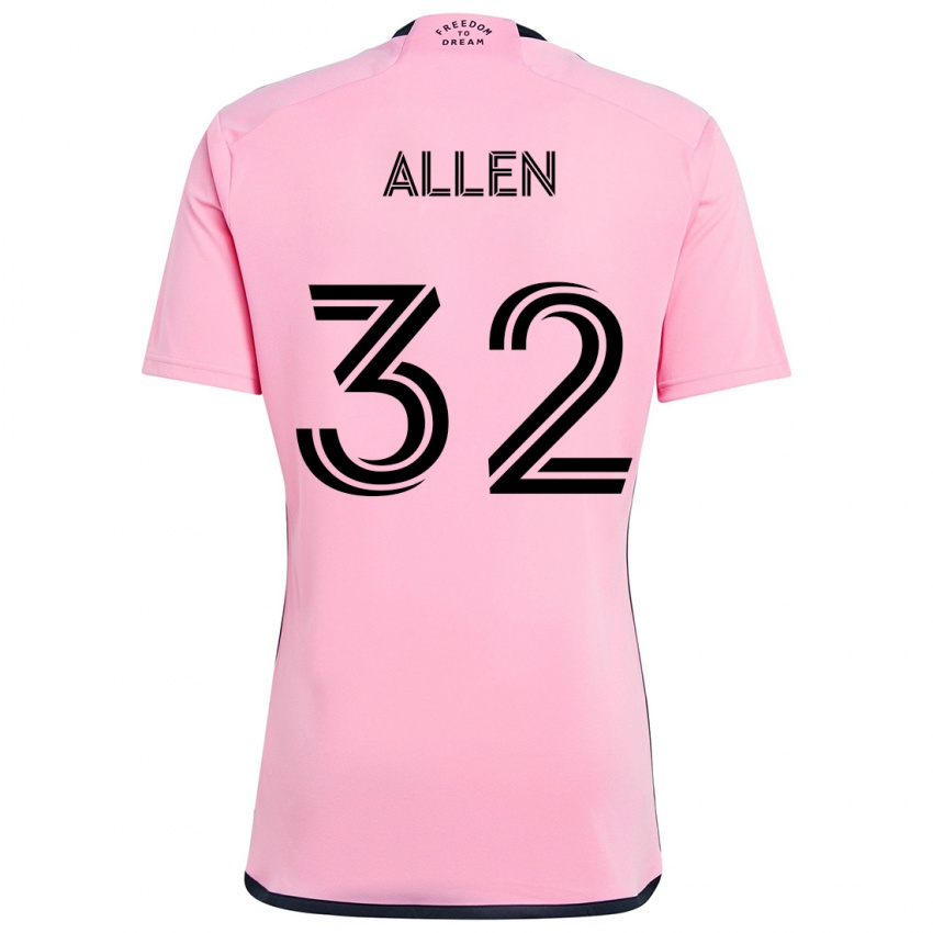 Damen Noah Allen #32 Rosa Heimtrikot Trikot 2024/25 T-Shirt