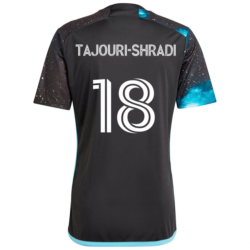 Damen Ismael Tajouri-Shradi #18 Schwarz Blau Heimtrikot Trikot 2024/25 T-Shirt