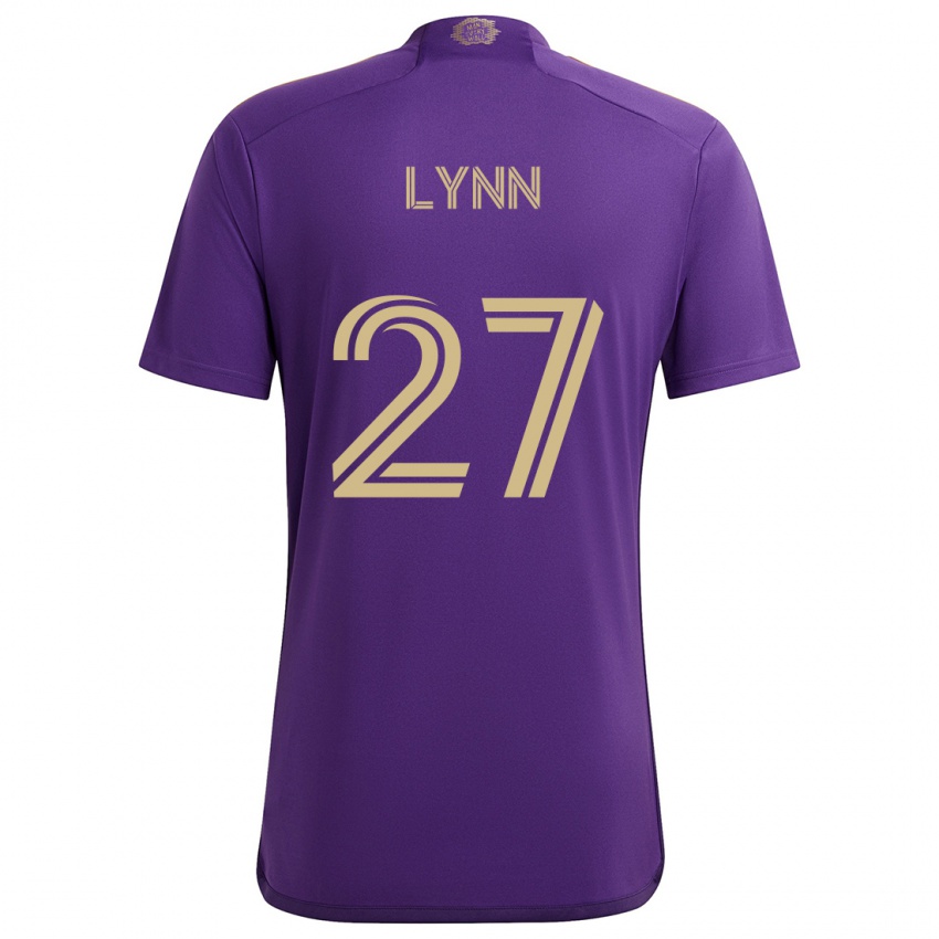 Damen Jack Lynn #27 Lila Gelb Heimtrikot Trikot 2024/25 T-Shirt