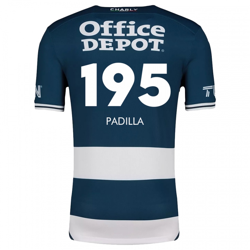 Damen Ángel Padilla #195 Blau Weiss Heimtrikot Trikot 2024/25 T-Shirt