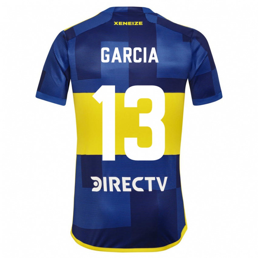 Damen Javier Garcia #13 Blau Gelb Heimtrikot Trikot 2024/25 T-Shirt