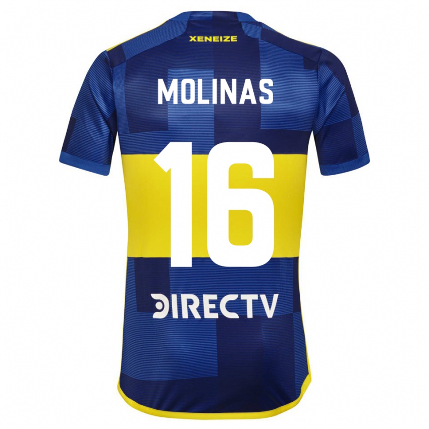 Damen Aaron Molinas #16 Blau Gelb Heimtrikot Trikot 2024/25 T-Shirt