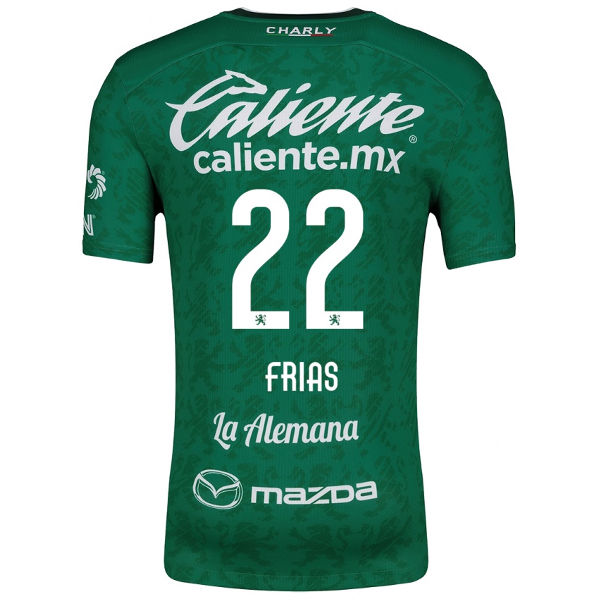 Damen Adonis Frías #22 Grün Weiß Heimtrikot Trikot 2024/25 T-Shirt