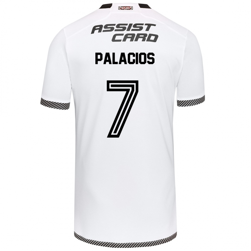 Damen Carlos Palacios #7 Weiß Schwarz Heimtrikot Trikot 2024/25 T-Shirt