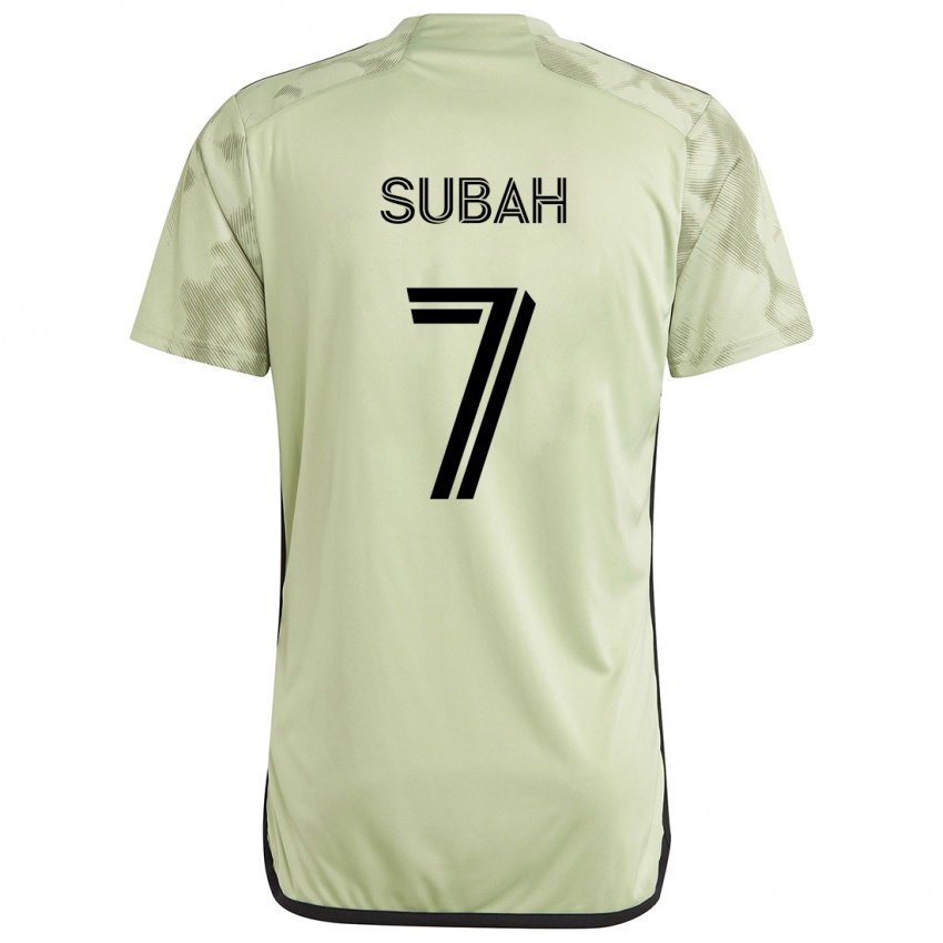 Damen Yekeson Subah #7 Hellgrün Auswärtstrikot Trikot 2024/25 T-Shirt