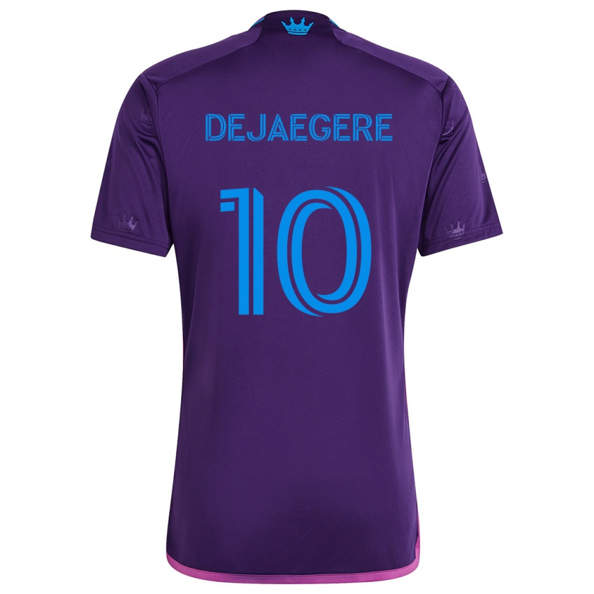 Damen Brecht Dejaegere #10 Lila-Blau Auswärtstrikot Trikot 2024/25 T-Shirt