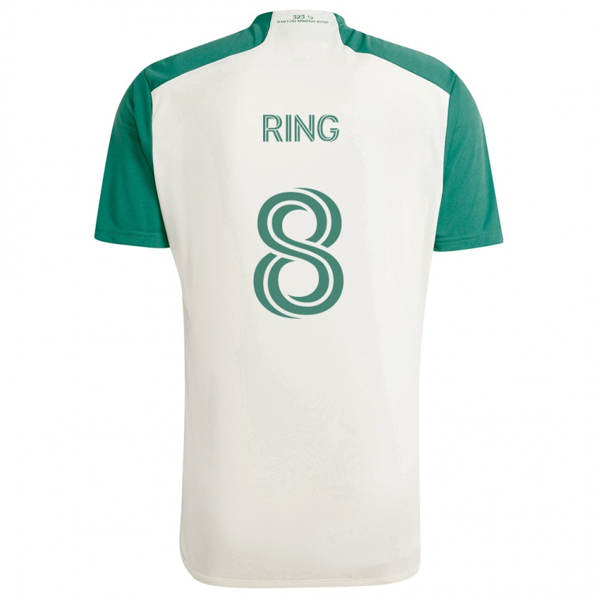 Damen Alexander Ring #8 Braune Farben Grün Auswärtstrikot Trikot 2024/25 T-Shirt