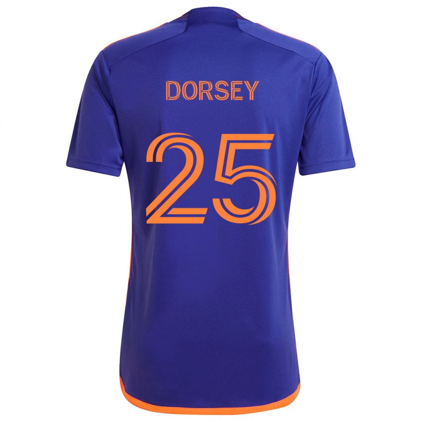 Damen Griffin Dorsey #25 Lila Orange Auswärtstrikot Trikot 2024/25 T-Shirt