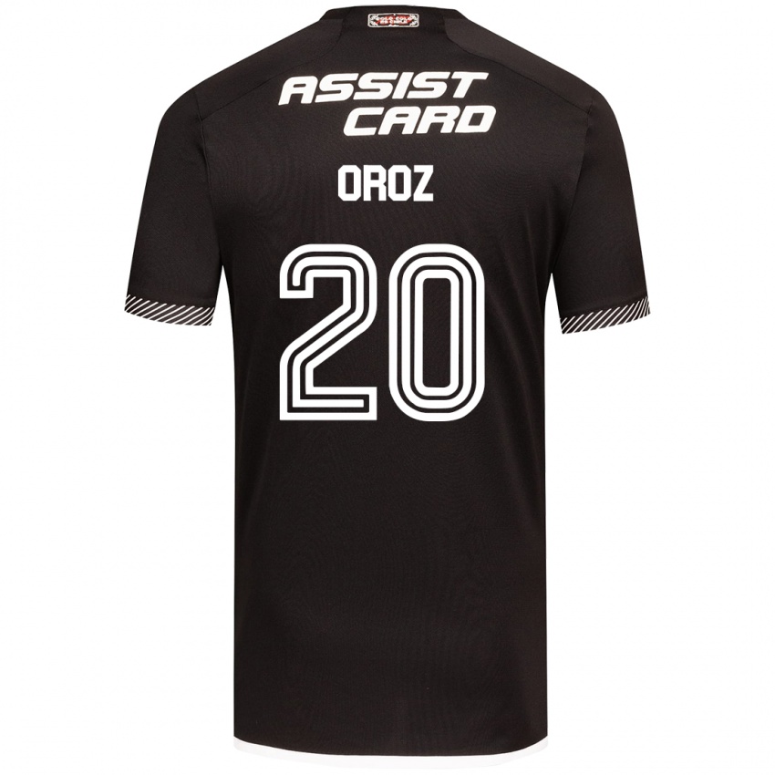 Damen Alexander Oroz #20 Schwarz-Weiss Auswärtstrikot Trikot 2024/25 T-Shirt