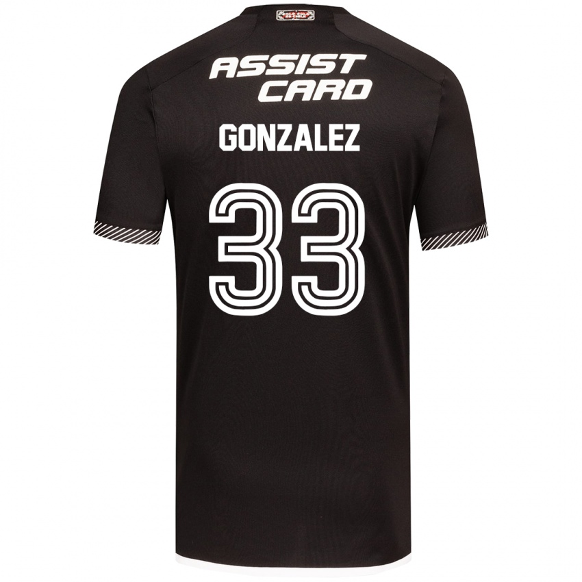 Damen Ramiro González #33 Schwarz-Weiss Auswärtstrikot Trikot 2024/25 T-Shirt