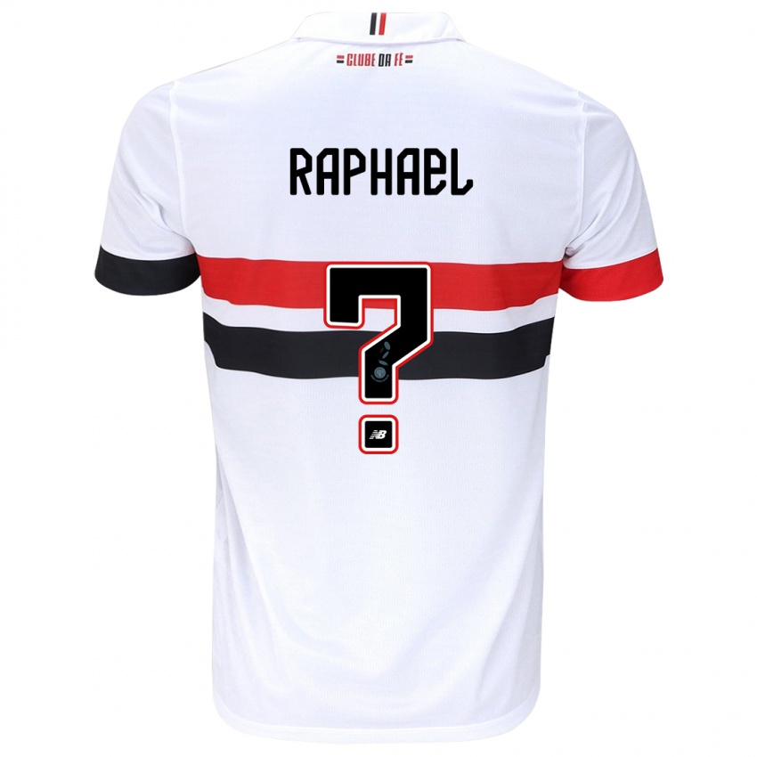 Kinder Raphael #0 Weiß Rot Schwarz Heimtrikot Trikot 2024/25 T-Shirt