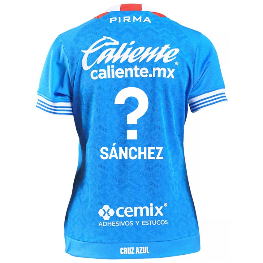 Kinder Jorge Sanchez #0 Himmelblau Heimtrikot Trikot 2024/25 T-Shirt