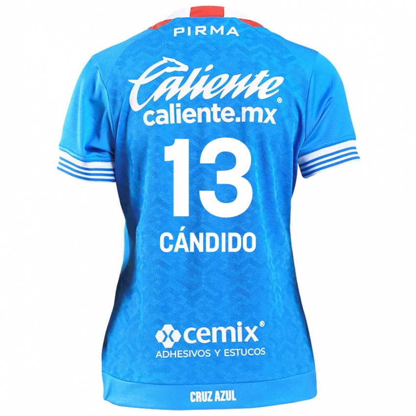 Kinder Camilo Cándido #13 Himmelblau Heimtrikot Trikot 2024/25 T-Shirt