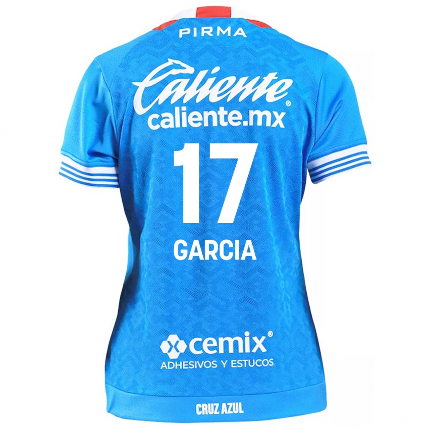 Kinder Amaury Garcia #17 Himmelblau Heimtrikot Trikot 2024/25 T-Shirt