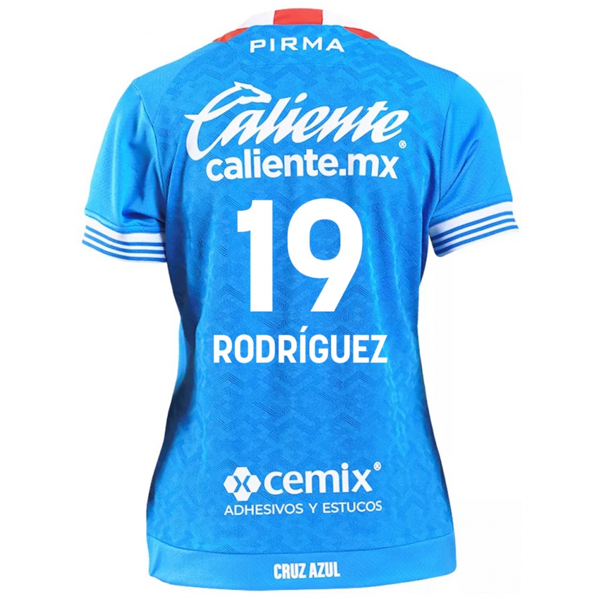 Kinder Carlos Rodríguez #19 Himmelblau Heimtrikot Trikot 2024/25 T-Shirt