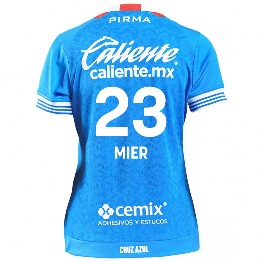 Kinder Kevin Mier #23 Himmelblau Heimtrikot Trikot 2024/25 T-Shirt