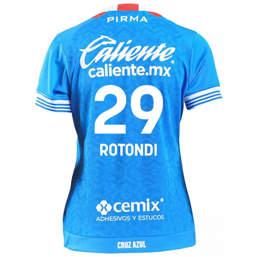 Kinder Carlos Rotondi #29 Himmelblau Heimtrikot Trikot 2024/25 T-Shirt