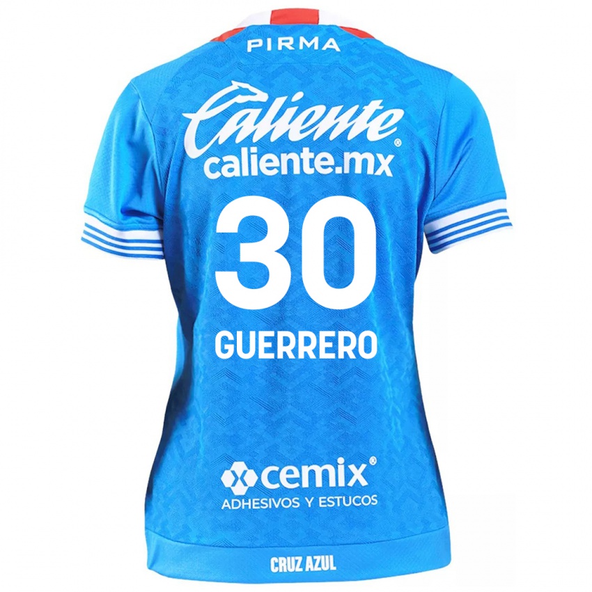 Kinder Rafael Guerrero #30 Himmelblau Heimtrikot Trikot 2024/25 T-Shirt