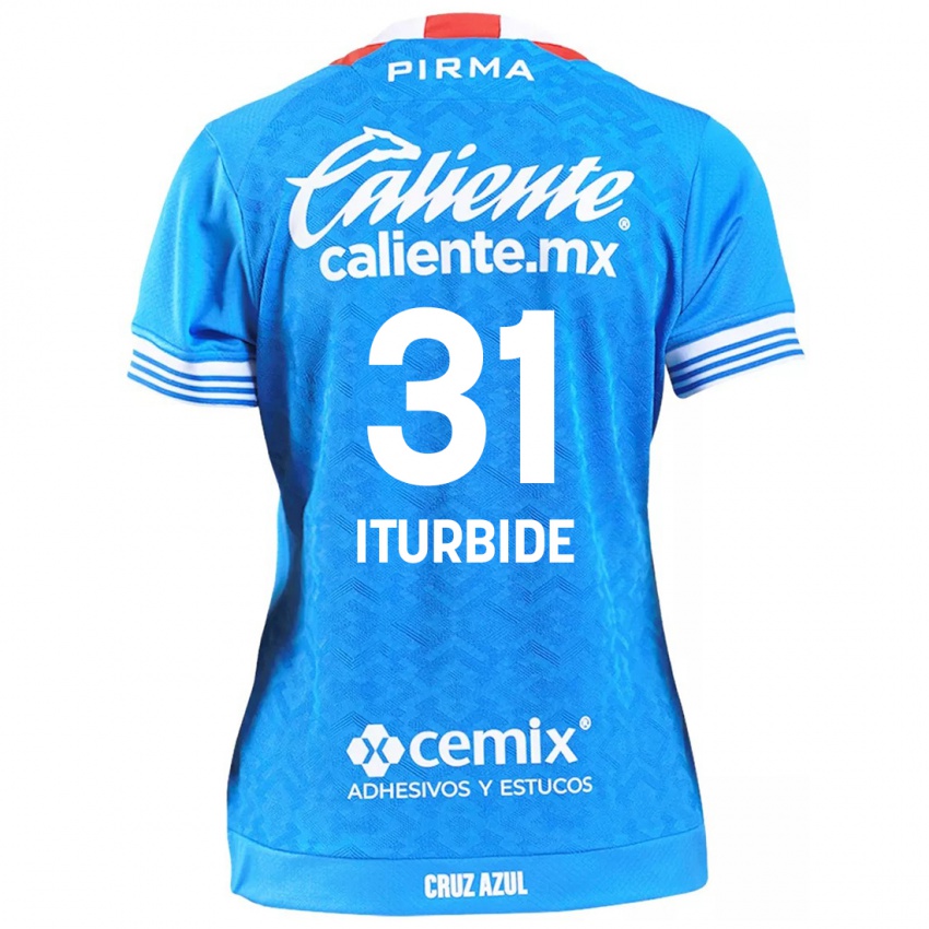 Kinder Luis Iturbide #31 Himmelblau Heimtrikot Trikot 2024/25 T-Shirt