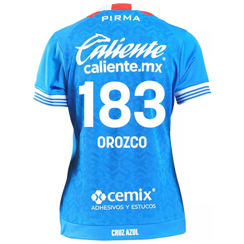 Kinder Fabrizzio Orozco #183 Himmelblau Heimtrikot Trikot 2024/25 T-Shirt