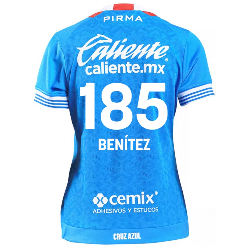 Kinder Cristopher Benitez #185 Himmelblau Heimtrikot Trikot 2024/25 T-Shirt