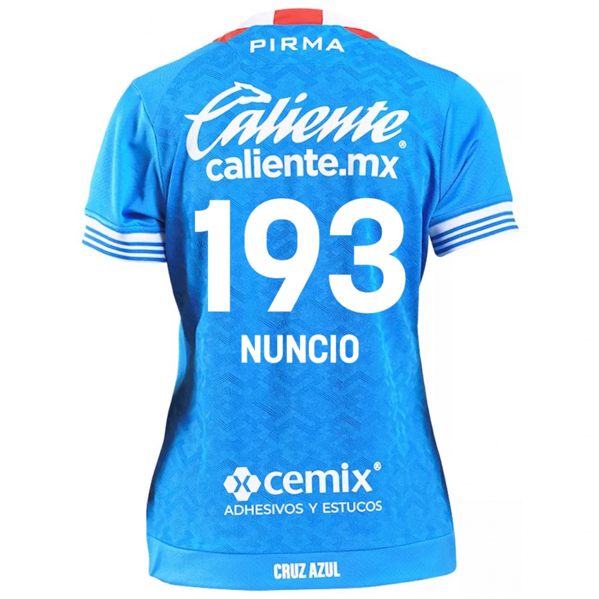 Kinder Jorge Nuncio #193 Himmelblau Heimtrikot Trikot 2024/25 T-Shirt