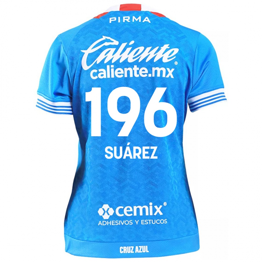 Kinder Javier Suárez #196 Himmelblau Heimtrikot Trikot 2024/25 T-Shirt