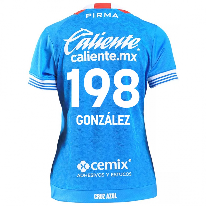 Kinder Kenneth González #198 Himmelblau Heimtrikot Trikot 2024/25 T-Shirt