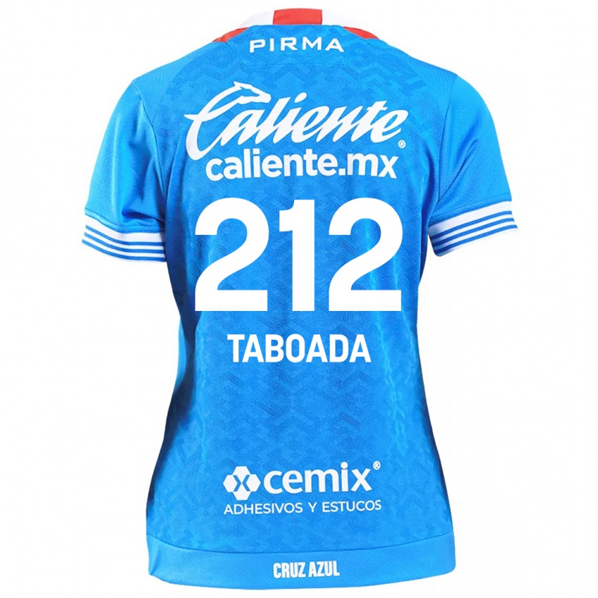 Kinder Víctor Taboada #212 Himmelblau Heimtrikot Trikot 2024/25 T-Shirt