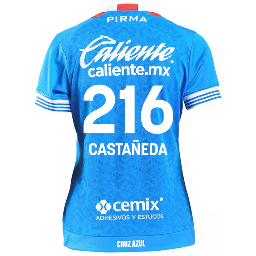 Kinder Ian Castañeda #216 Himmelblau Heimtrikot Trikot 2024/25 T-Shirt