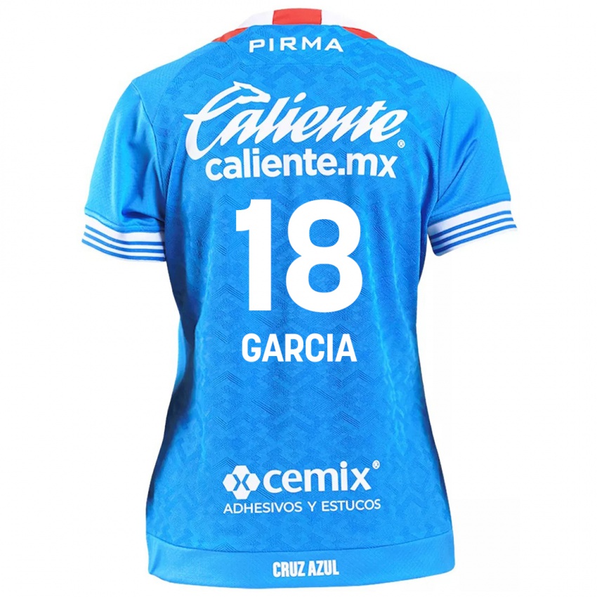 Kinder Diana Garcia #18 Himmelblau Heimtrikot Trikot 2024/25 T-Shirt