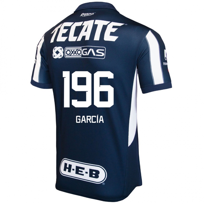 Kinder Diego García #196 Blau Rot Weiß Heimtrikot Trikot 2024/25 T-Shirt