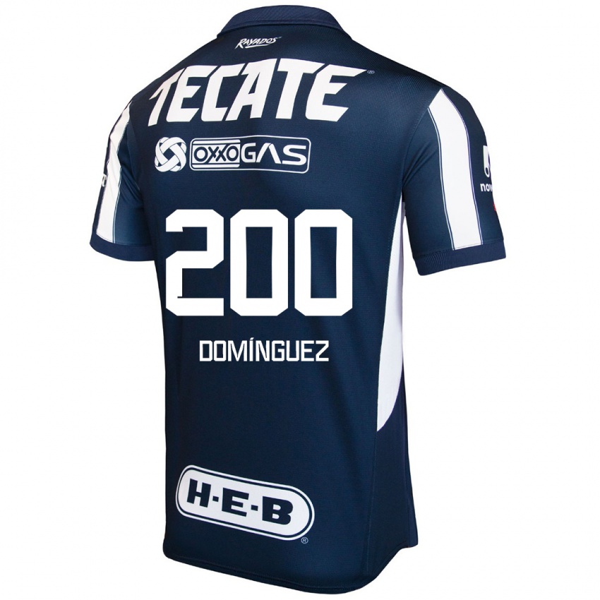 Kinder Joel Domínguez #200 Blau Rot Weiß Heimtrikot Trikot 2024/25 T-Shirt