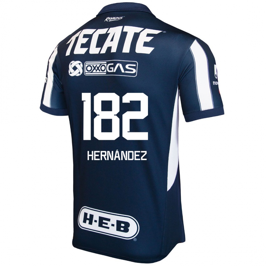 Kinder Derek Hernández #182 Blau Rot Weiß Heimtrikot Trikot 2024/25 T-Shirt