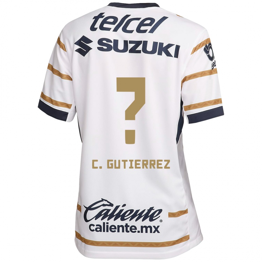 Kinder Carlos Gutiérrez #0 Weißer Obsidian Heimtrikot Trikot 2024/25 T-Shirt