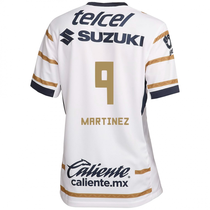 Kinder Guillermo Martínez #9 Weißer Obsidian Heimtrikot Trikot 2024/25 T-Shirt