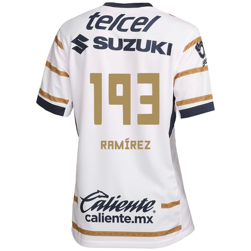 Kinder Héctor Ramírez #193 Weißer Obsidian Heimtrikot Trikot 2024/25 T-Shirt