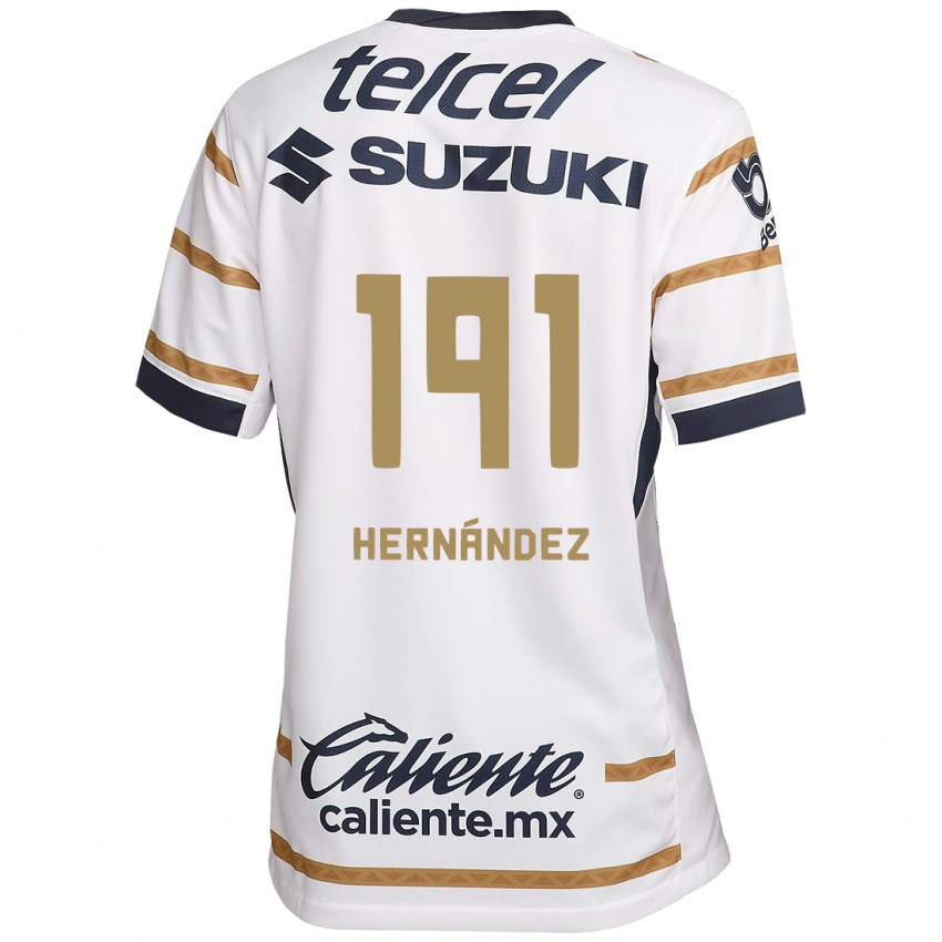 Kinder Marco Hernández #191 Weißer Obsidian Heimtrikot Trikot 2024/25 T-Shirt