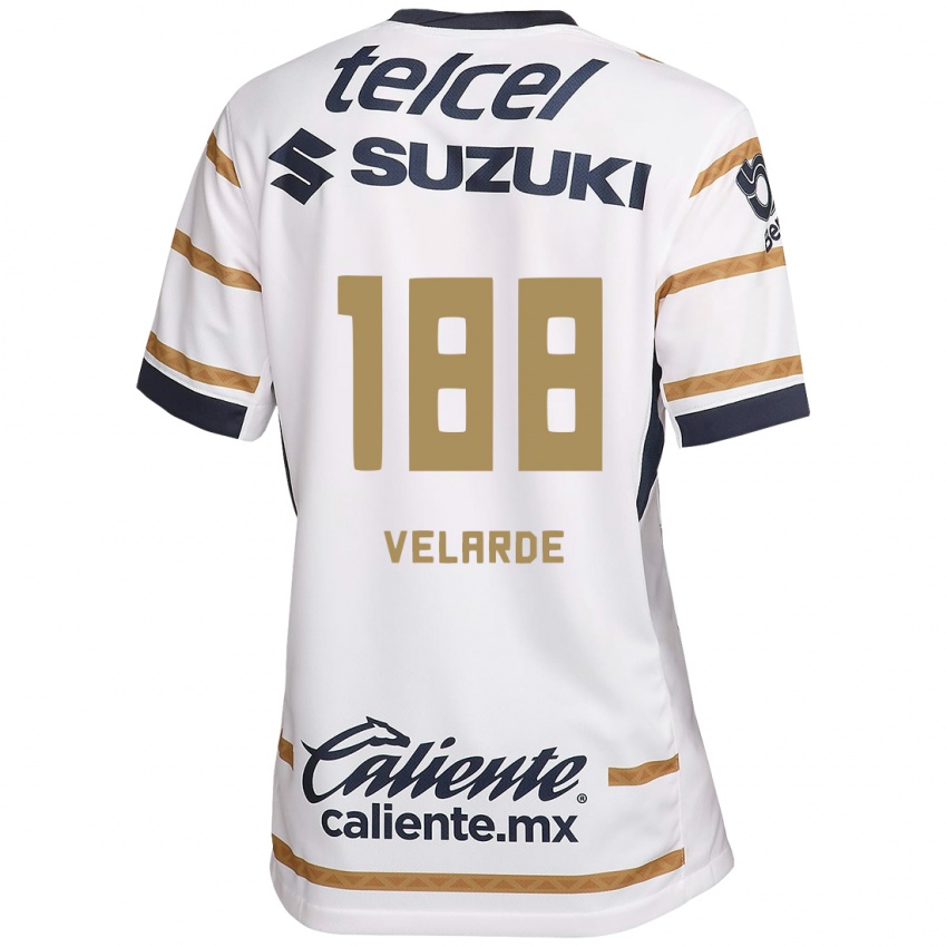 Kinder Andrés Velarde #188 Weißer Obsidian Heimtrikot Trikot 2024/25 T-Shirt