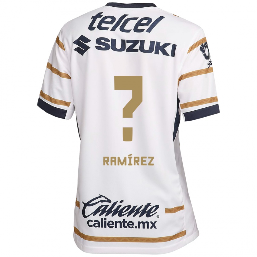 Kinder Ricardo Ramírez #0 Weißer Obsidian Heimtrikot Trikot 2024/25 T-Shirt