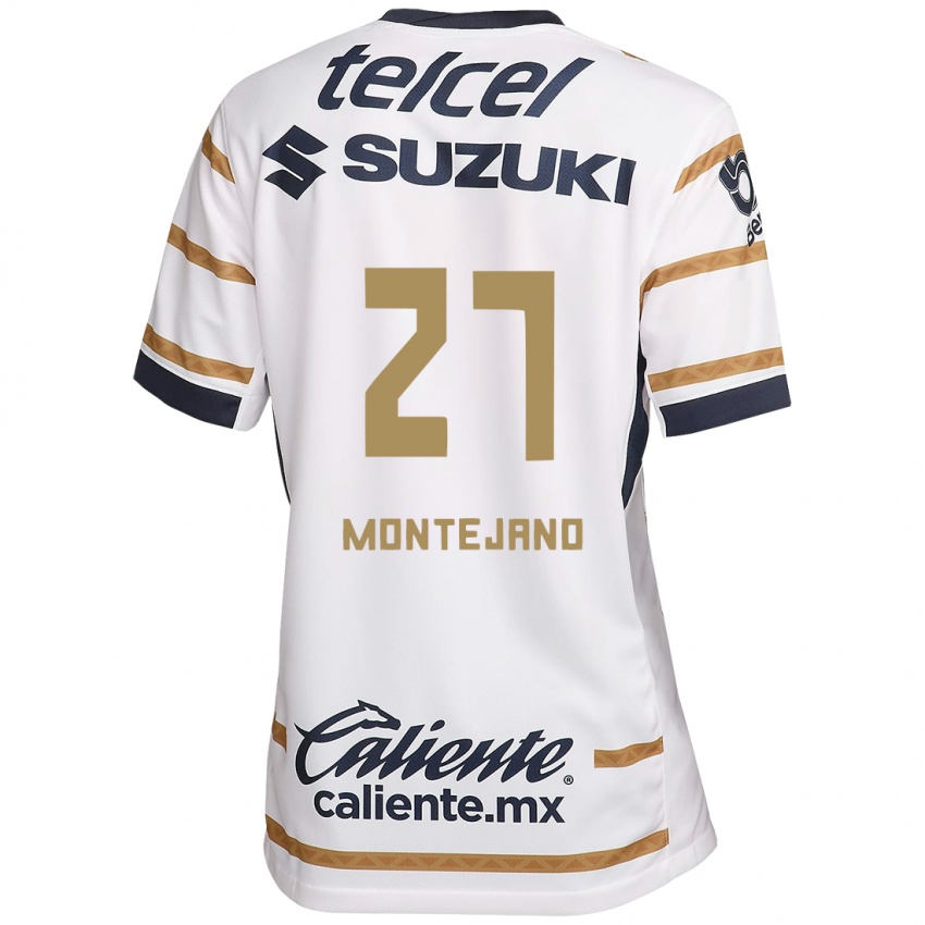 Kinder Emanuel Montejano #27 Weißer Obsidian Heimtrikot Trikot 2024/25 T-Shirt