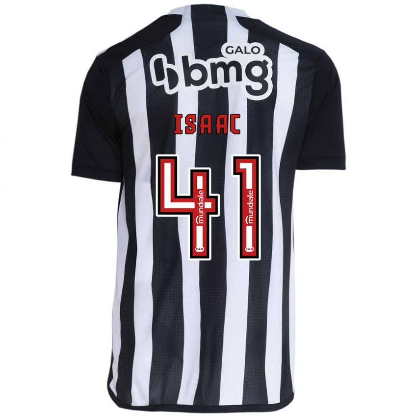 Kinder Isaac #41 Weiß Schwarz Heimtrikot Trikot 2024/25 T-Shirt