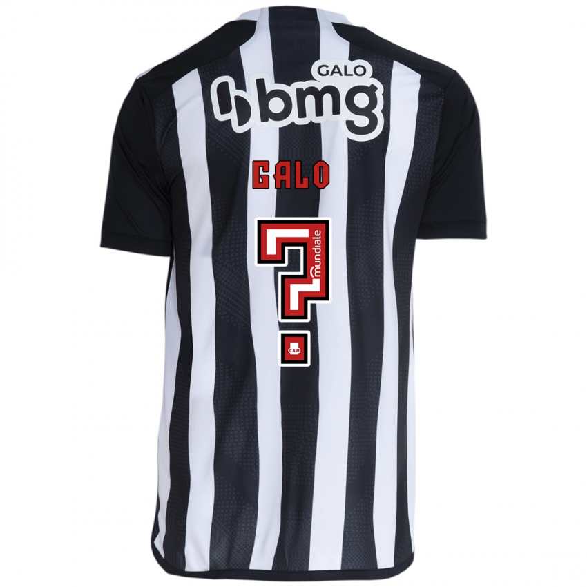 Kinder Diego Galo #0 Weiß Schwarz Heimtrikot Trikot 2024/25 T-Shirt