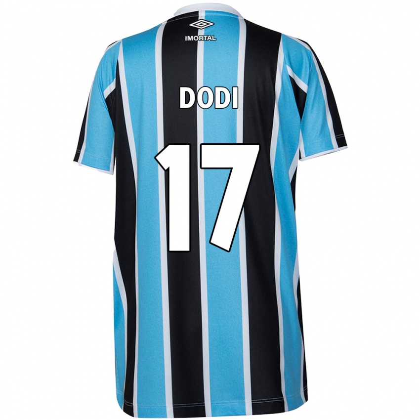 Kinder Dodi #17 Blau Schwarz Weiß Heimtrikot Trikot 2024/25 T-Shirt