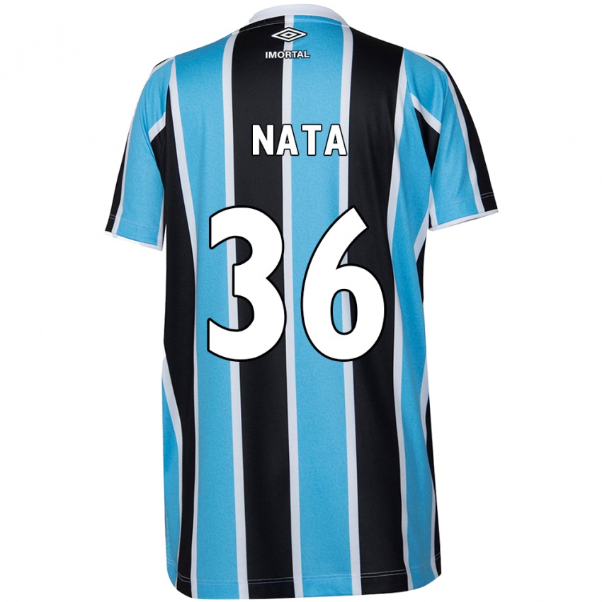 Kinder Natã #36 Blau Schwarz Weiß Heimtrikot Trikot 2024/25 T-Shirt