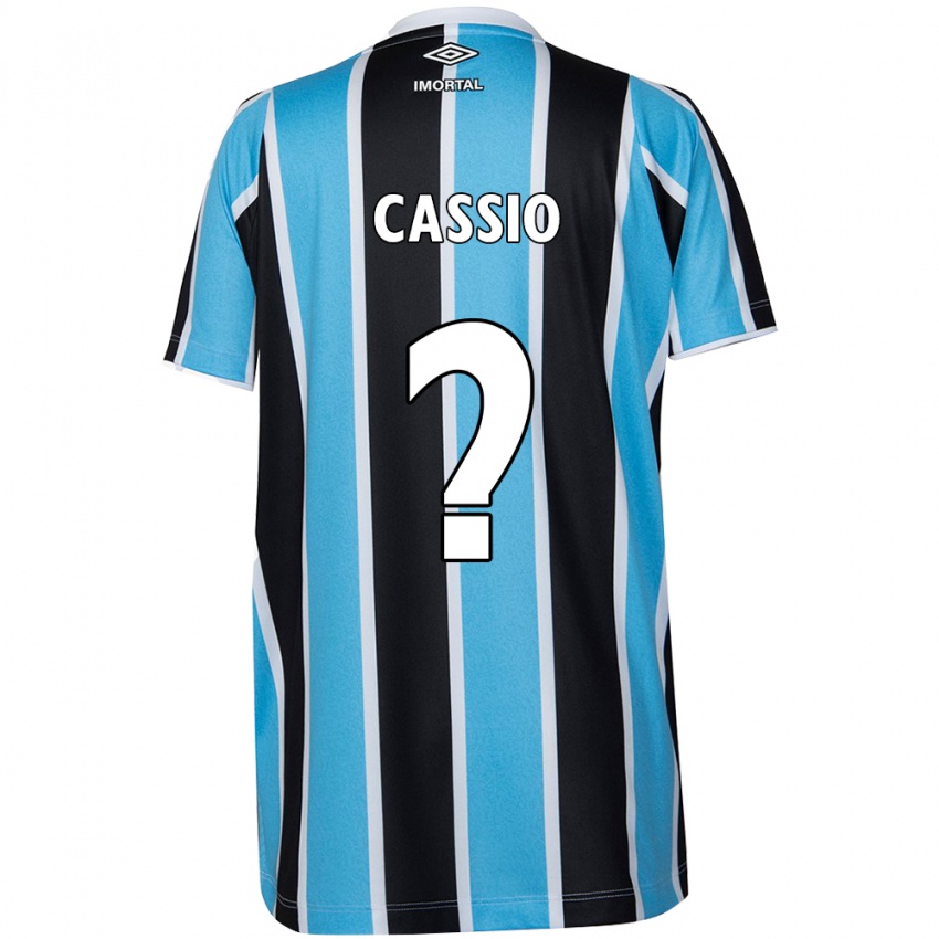 Kinder Cássio #0 Blau Schwarz Weiß Heimtrikot Trikot 2024/25 T-Shirt