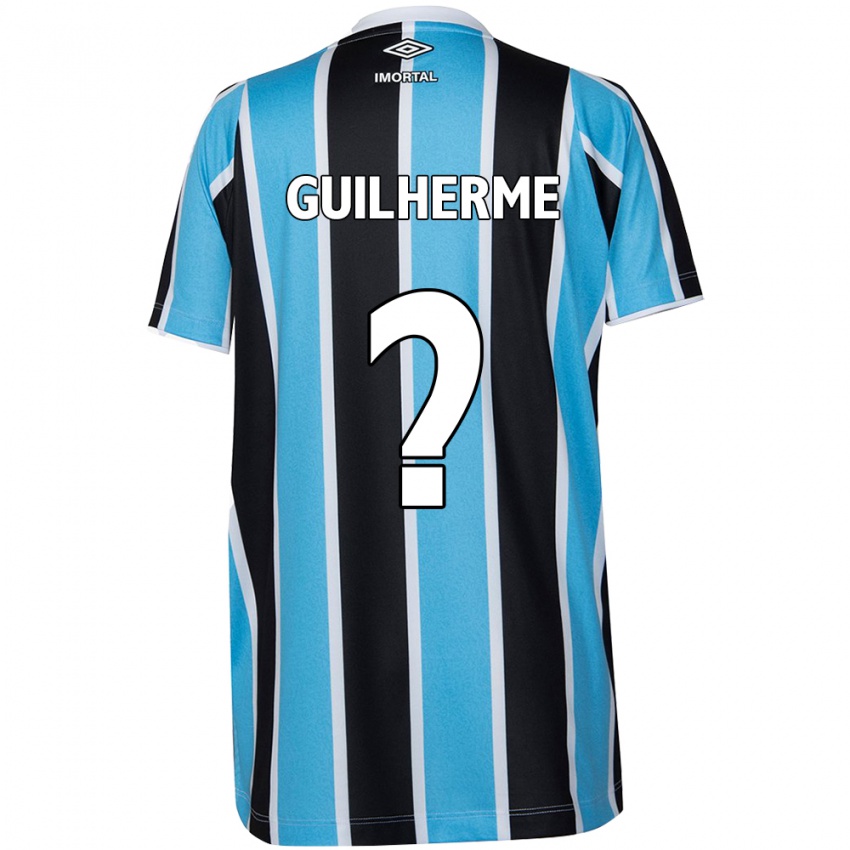 Kinder Zé Guilherme #0 Blau Schwarz Weiß Heimtrikot Trikot 2024/25 T-Shirt