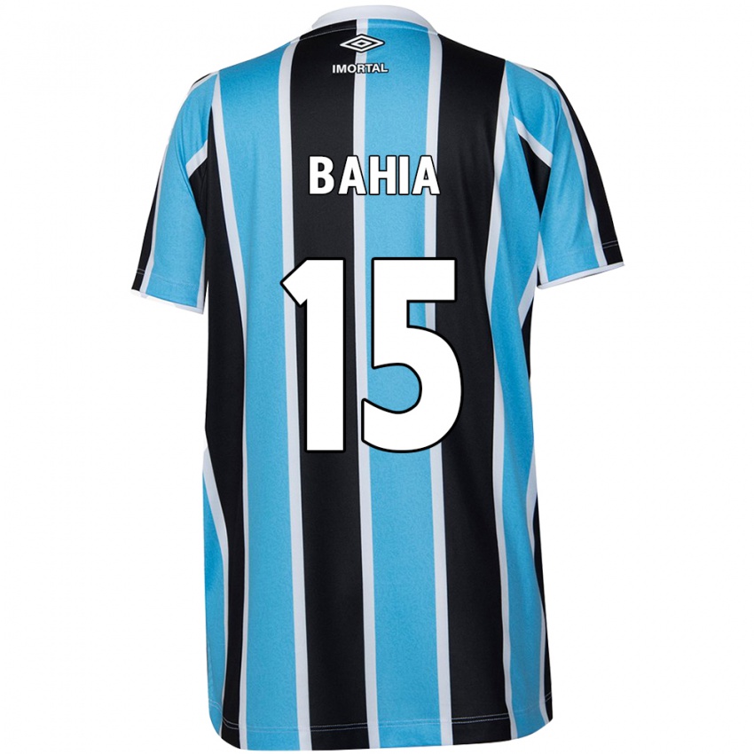 Kinder Raíssa Bahia #15 Blau Schwarz Weiß Heimtrikot Trikot 2024/25 T-Shirt