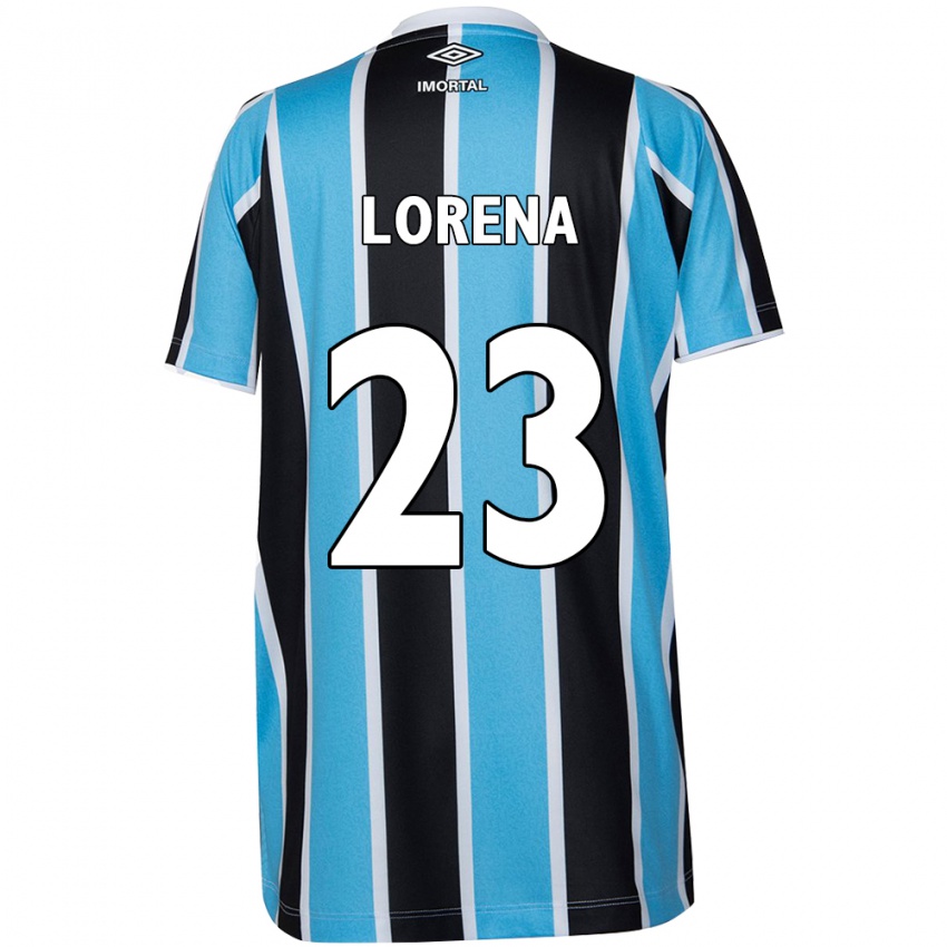 Kinder Lorena #23 Blau Schwarz Weiß Heimtrikot Trikot 2024/25 T-Shirt