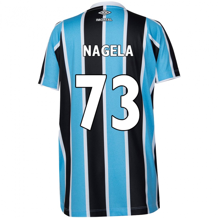 Kinder Nágela #73 Blau Schwarz Weiß Heimtrikot Trikot 2024/25 T-Shirt